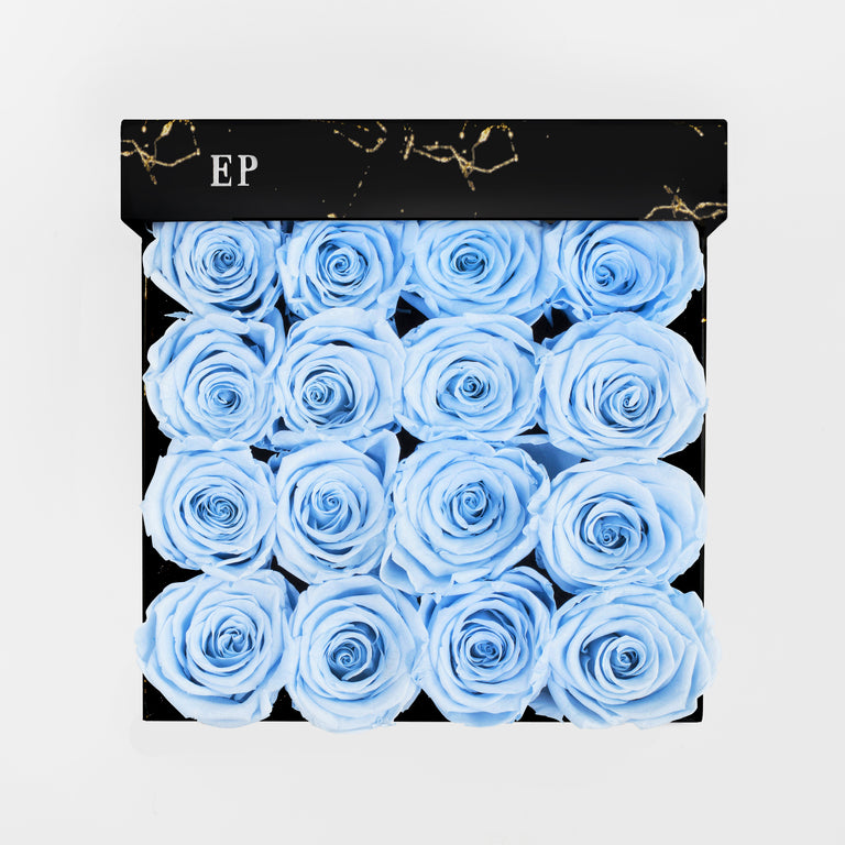 BABY BLUE | BLACK MARBLE