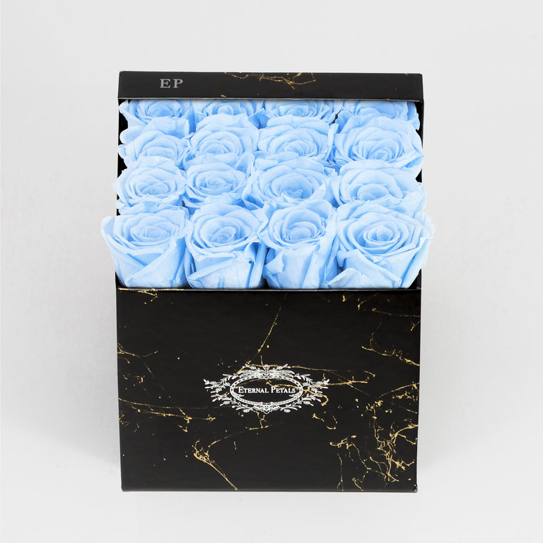 BABY BLUE | BLACK MARBLE