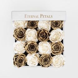 CHECKERS | WHITE FLOWER BOX