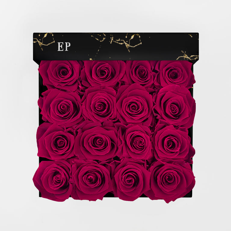 FUCHSIA | BLACK MARBLE