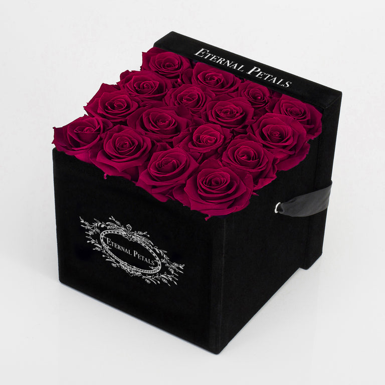 FUCHSIA | BLACK FLOWER BOX