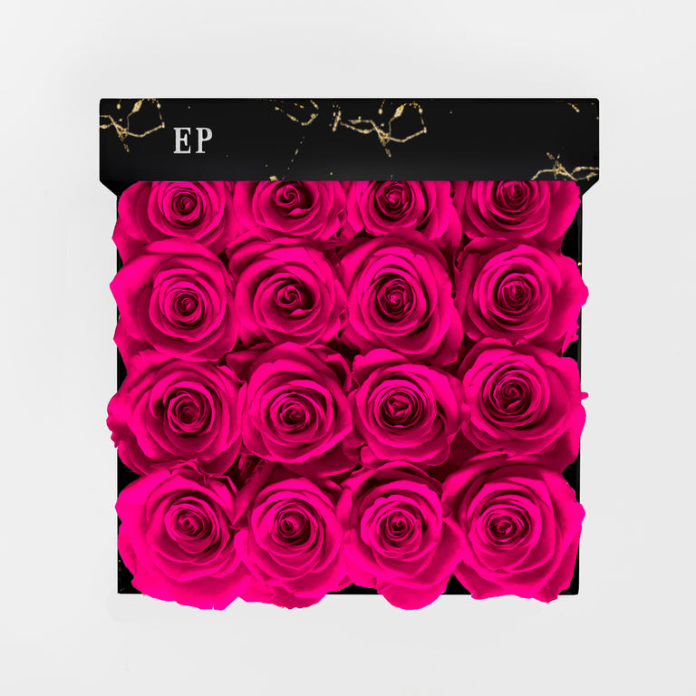 HOT PINK | BLACK MARBLE