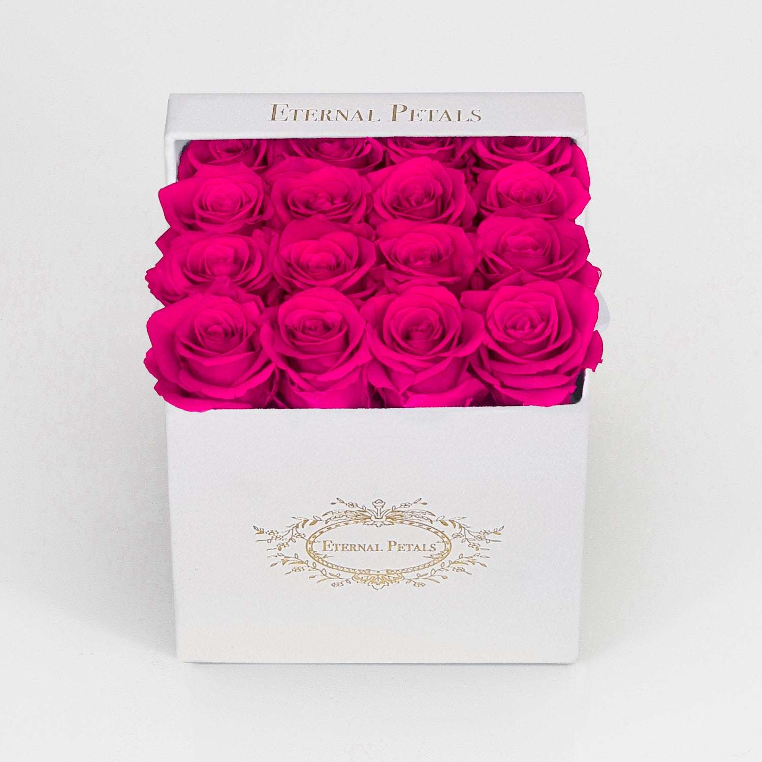 HOT PINK | WHITE FLOWER BOX