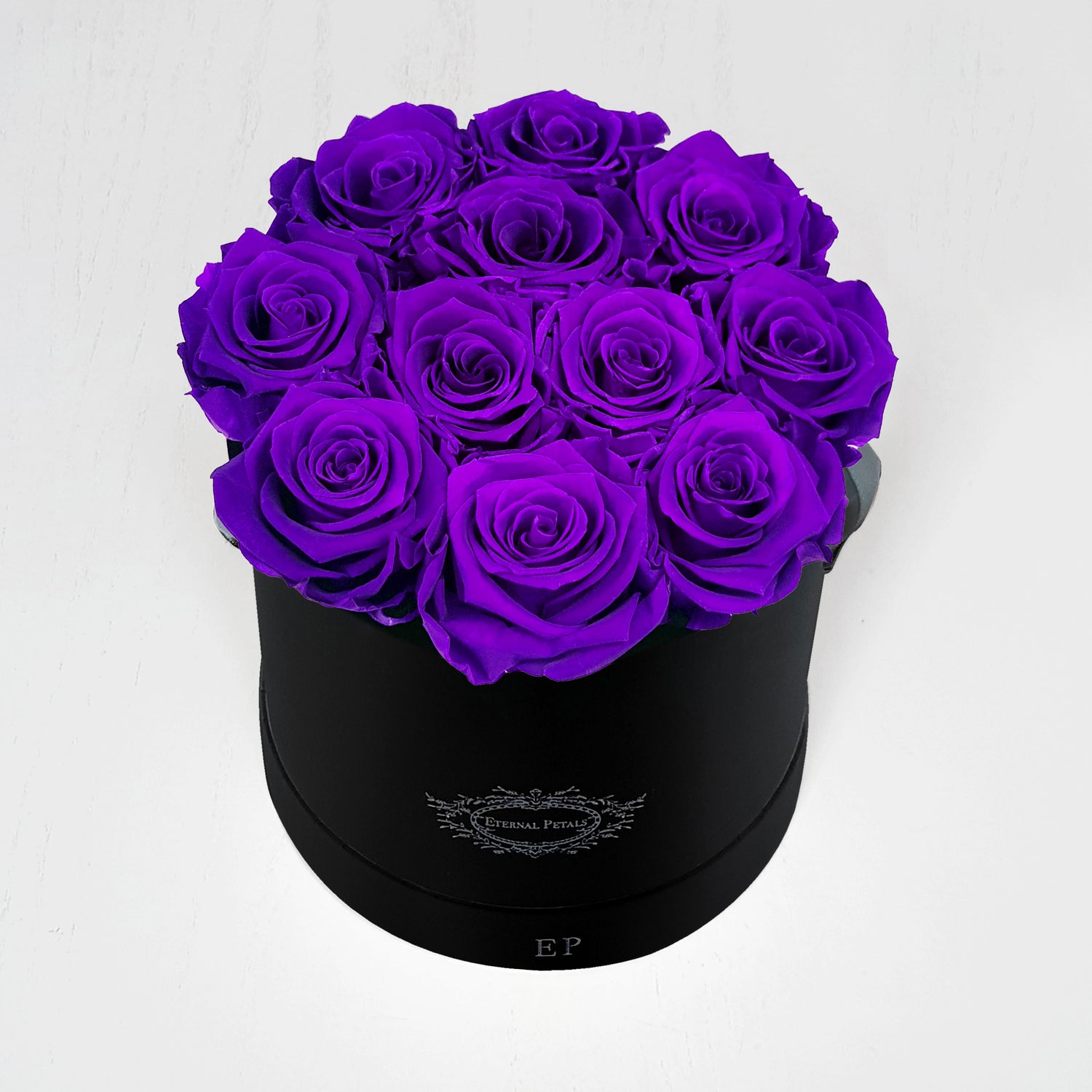 PURPLE | ROUND BLACK