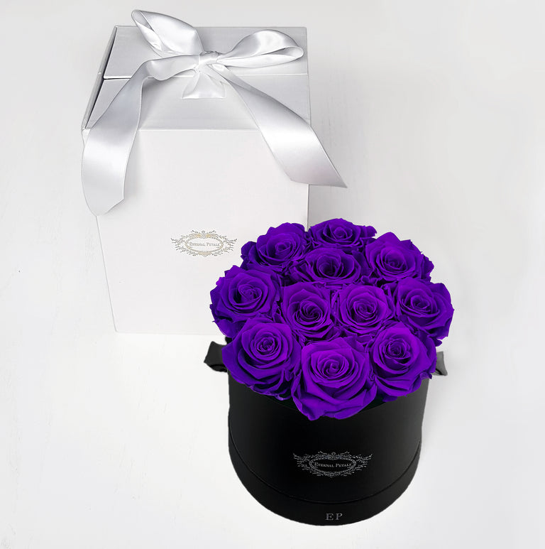 PURPLE | ROUND BLACK