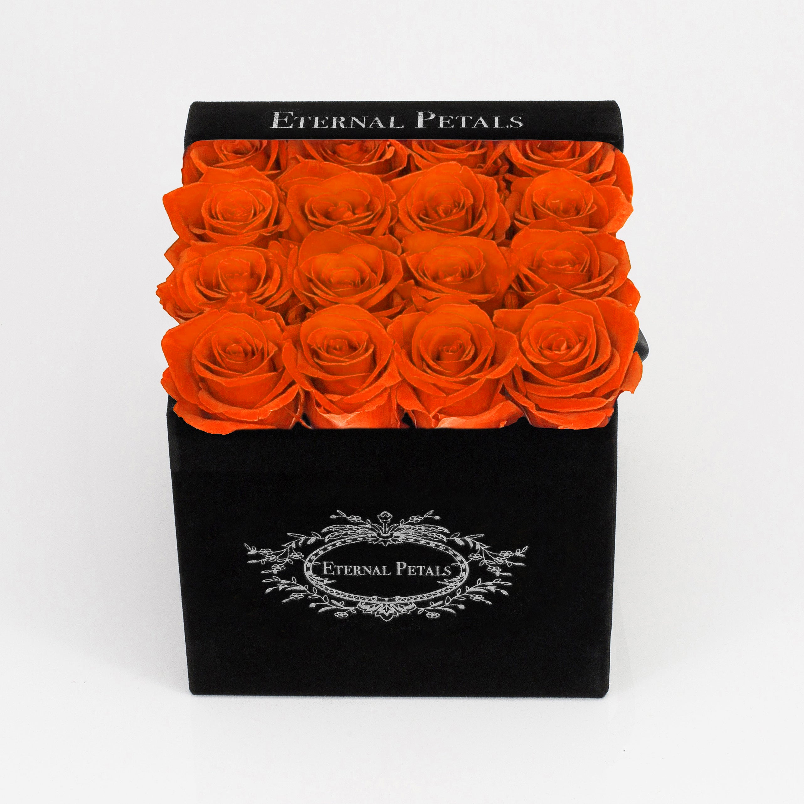 ORANGE | BLACK FLOWER BOX