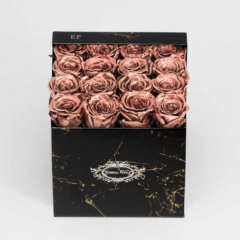 ROSE GOLD | BLACK MARBLE