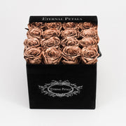 ROSE GOLD | BLACK FLOWER BOX