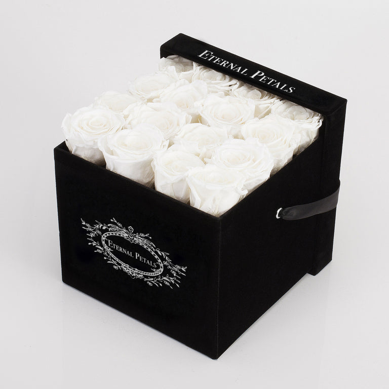 SNOW WHITE | BLACK FLOWER BOX