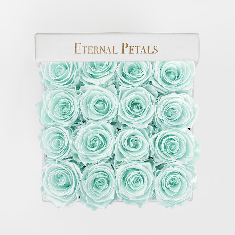 TIFFANY SATIN | WHITE FLOWER BOX