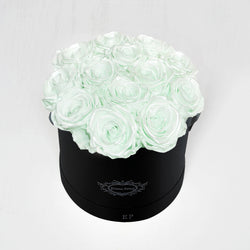 TIFFANY SATIN | ROUND BLACK