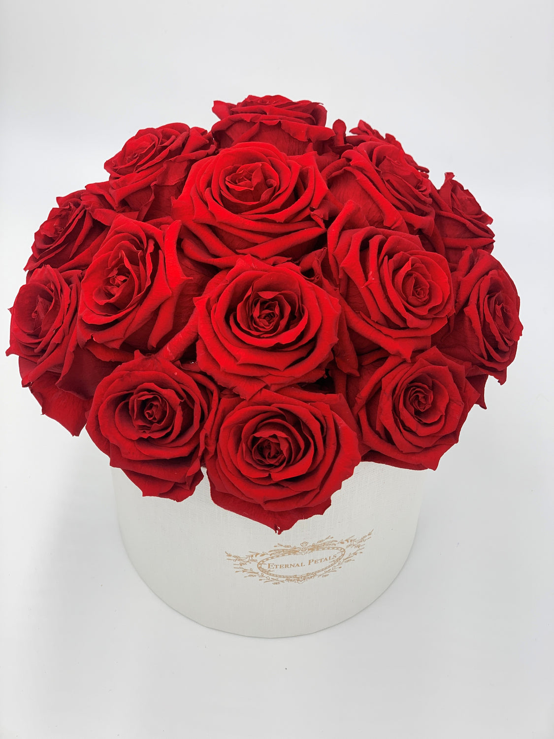 DEEP LOVE 17 ROSES | ROUND WHITE