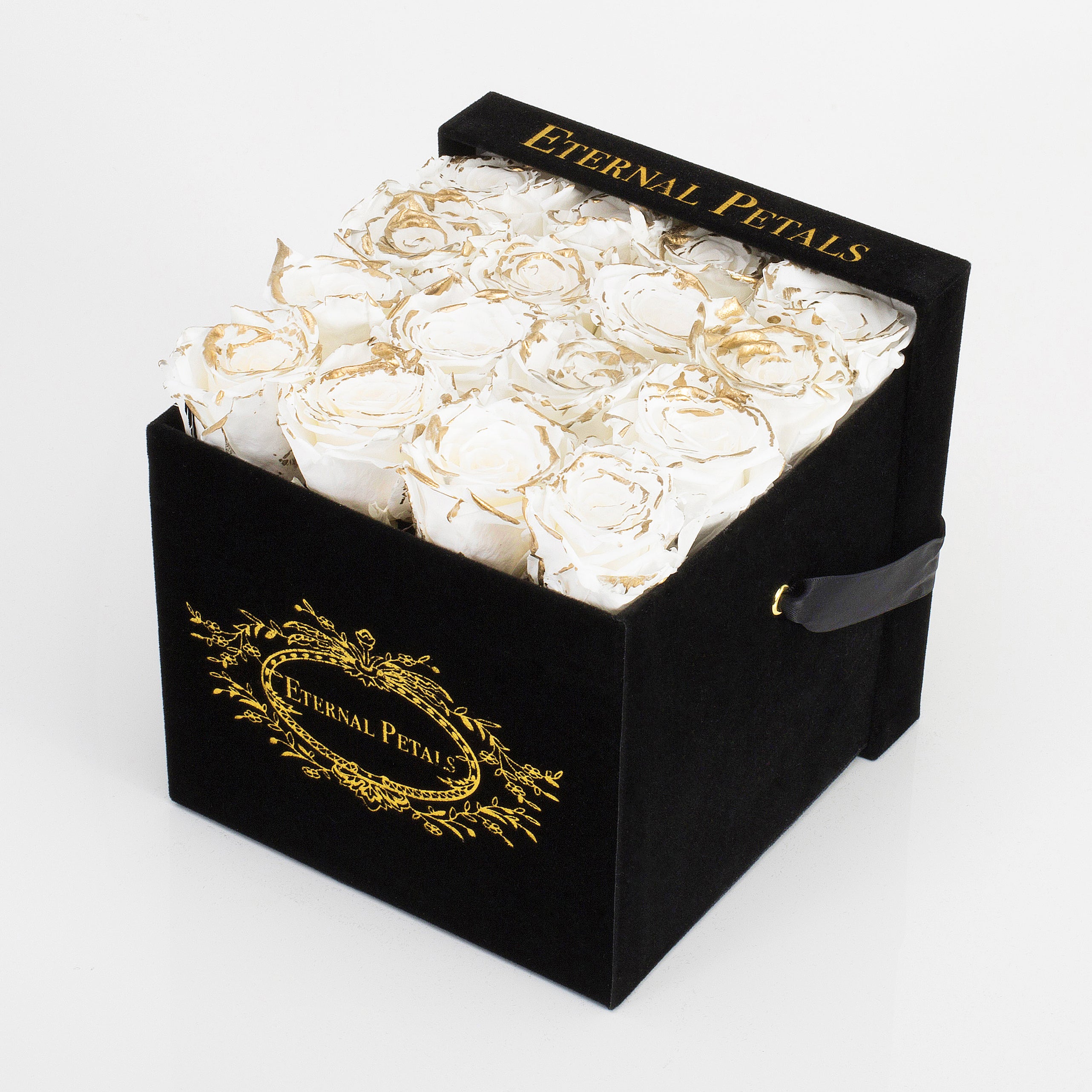 GOLD FROST | BLACK FLOWER BOX