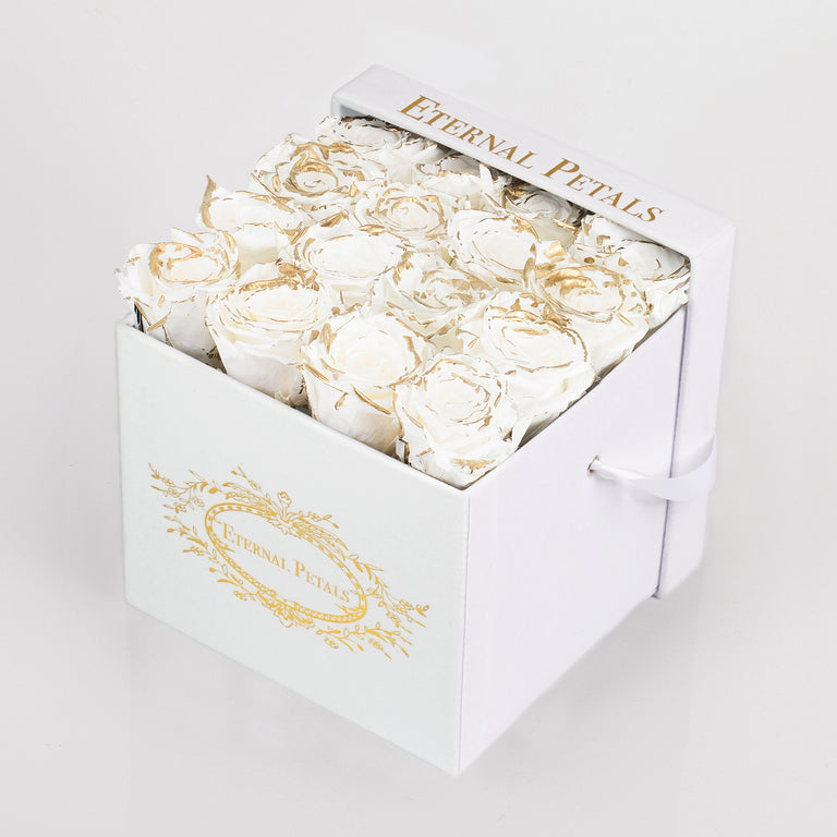 GOLD FROST | WHITE FLOWER BOX