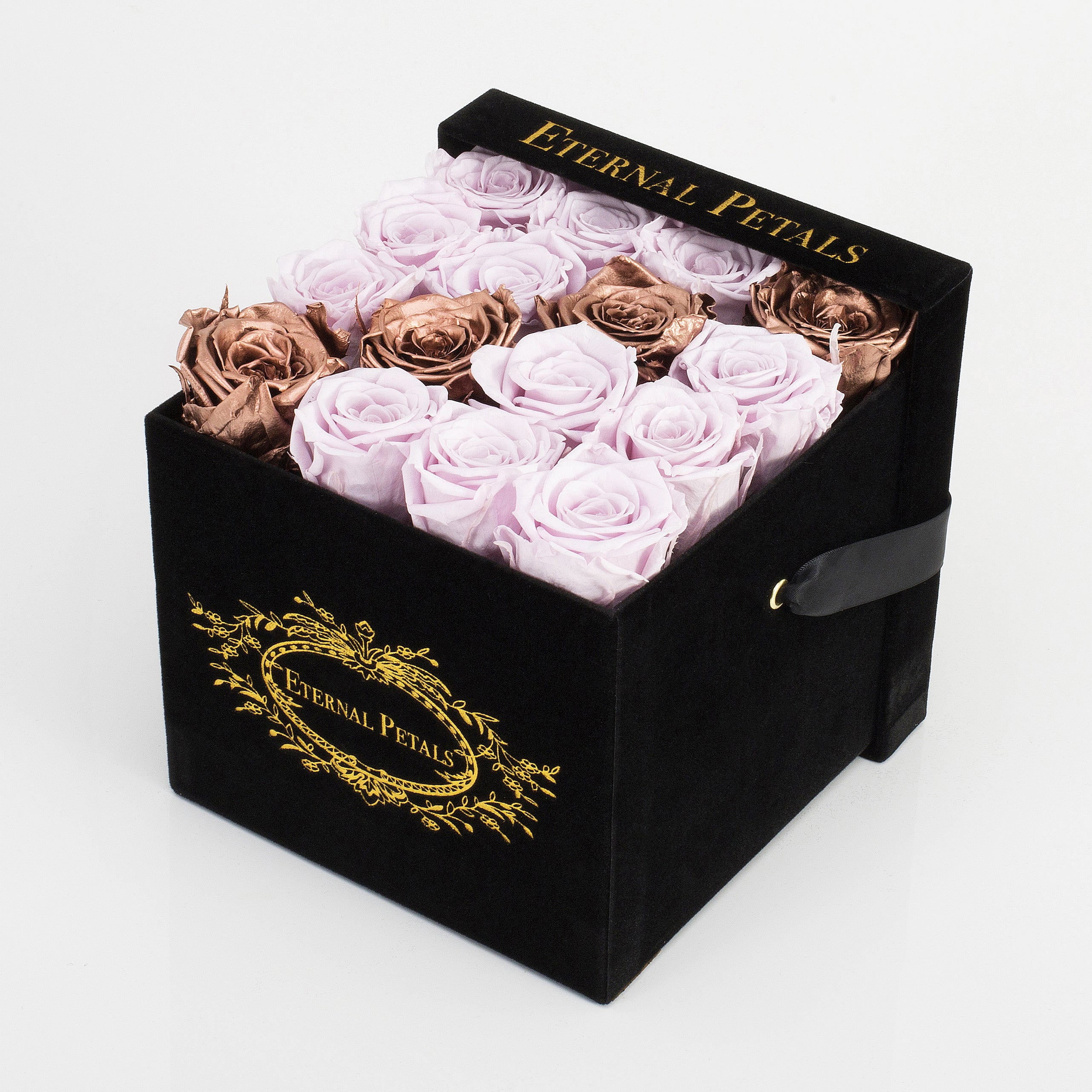 GOLD INFUSED | BLACK FLOWER BOX