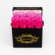 LADY IN PINK | BLACK FLOWER BOX