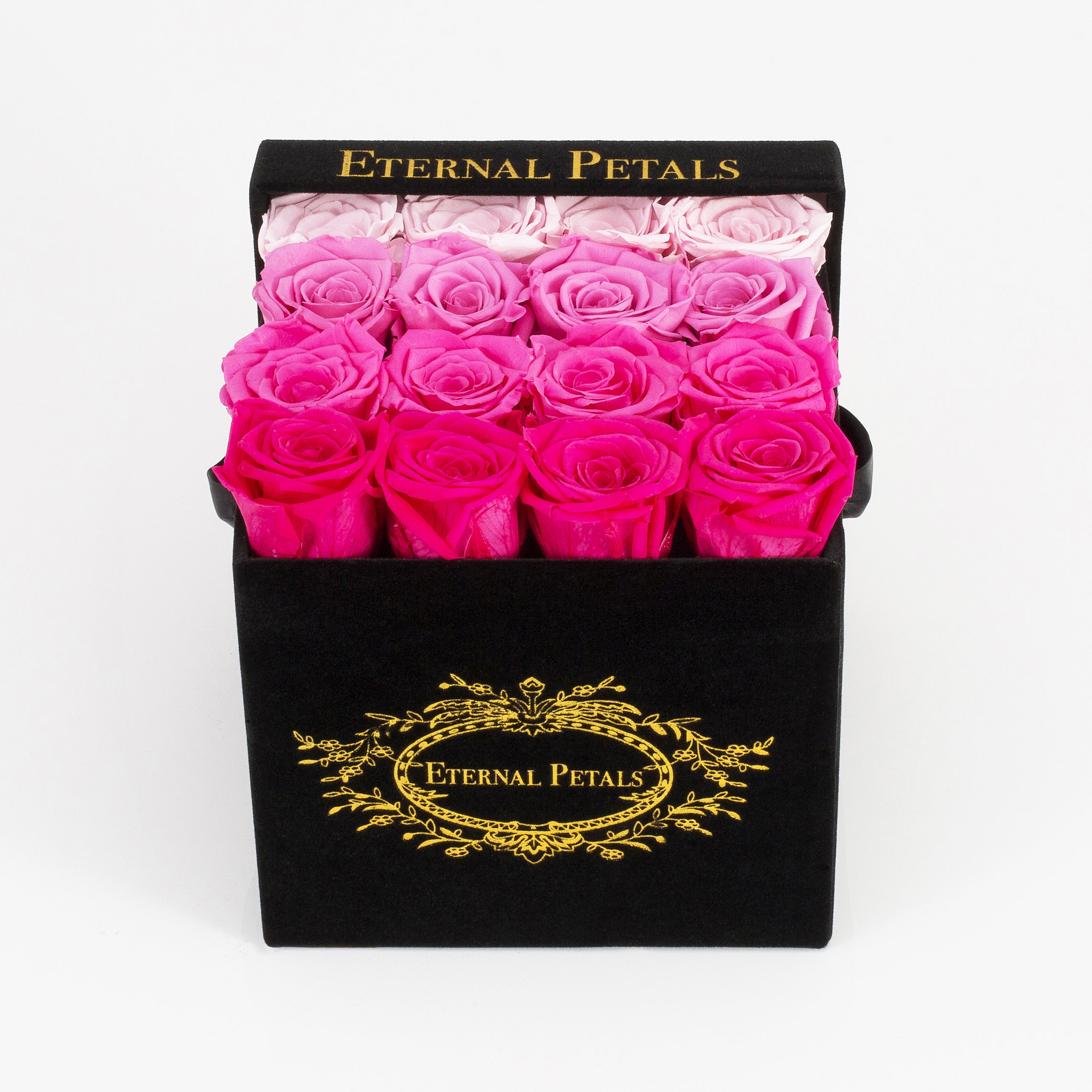 LADY IN PINK | BLACK FLOWER BOX