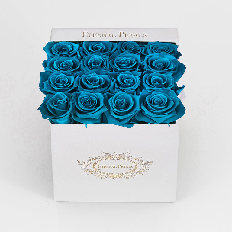 BLUE LAGOON | WHITE FLOWER BOX