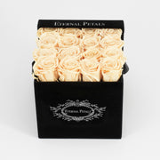 CHAMPAGNE | BLACK FLOWER BOX