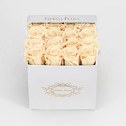 CHAMPAGNE | WHITE FLOWER BOX