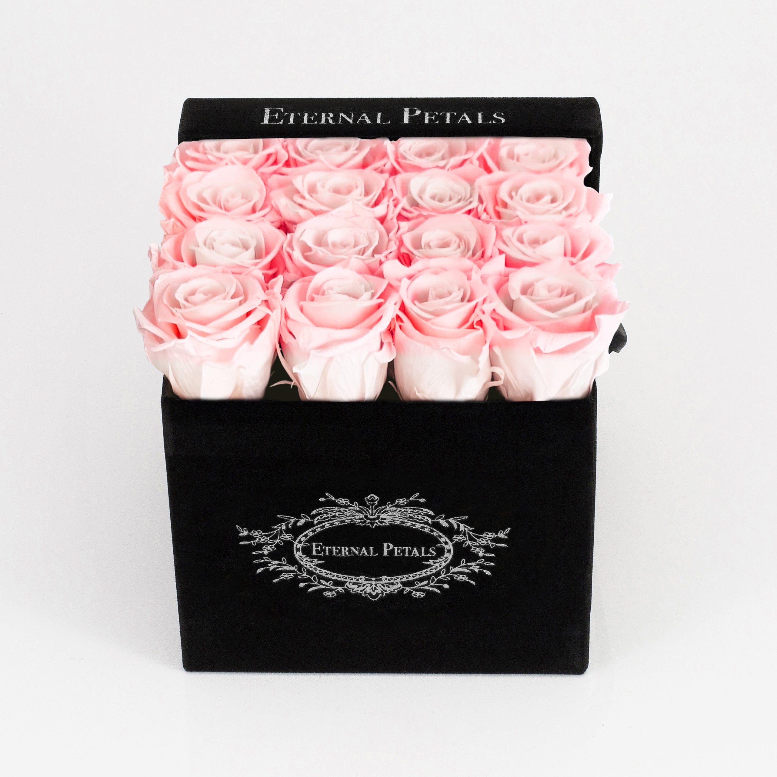 DOUBLE PINK | BLACK FLOWER BOX