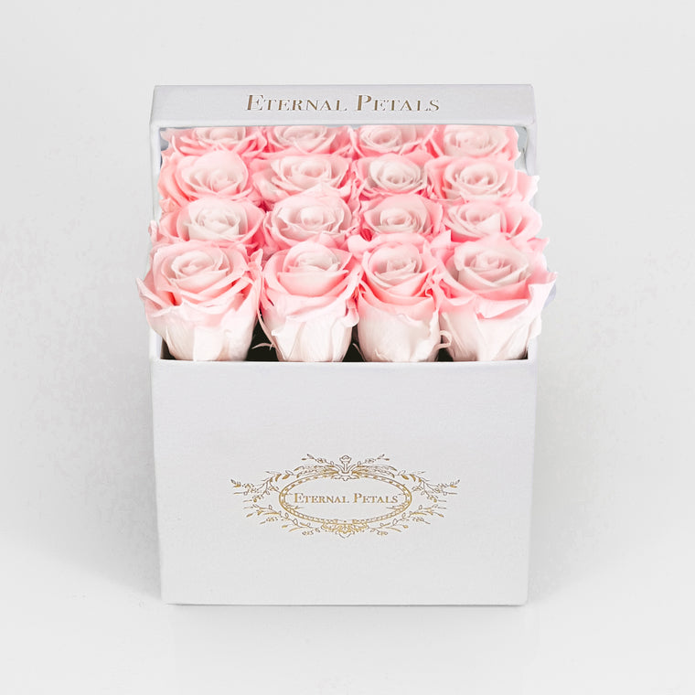 DOUBLE PINK | WHITE FLOWER BOX