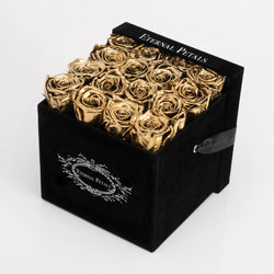 GOLD | BLACK FLOWER BOX