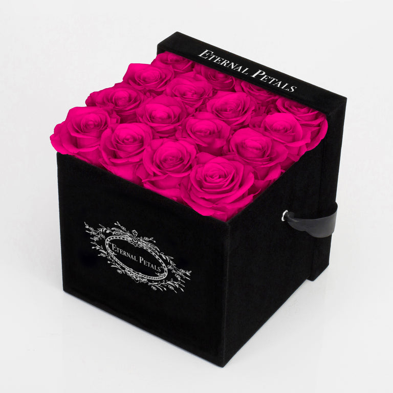 HOT PINK | BLACK FLOWER BOX