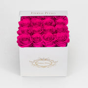 HOT PINK | WHITE FLOWER BOX