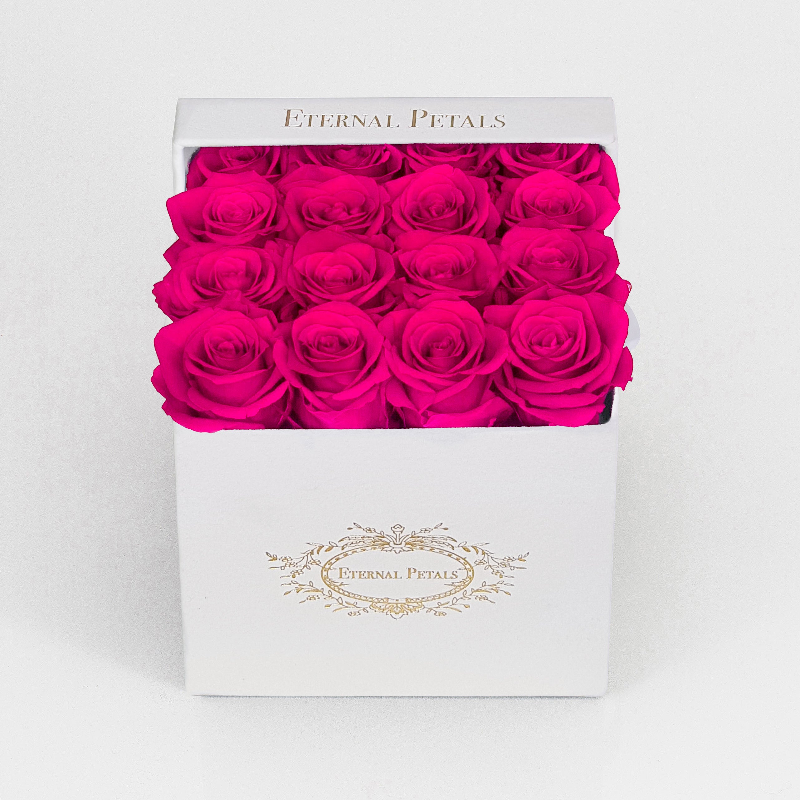 HOT PINK | WHITE FLOWER BOX