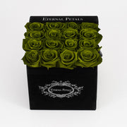 KHAKI | BLACK FLOWER BOX