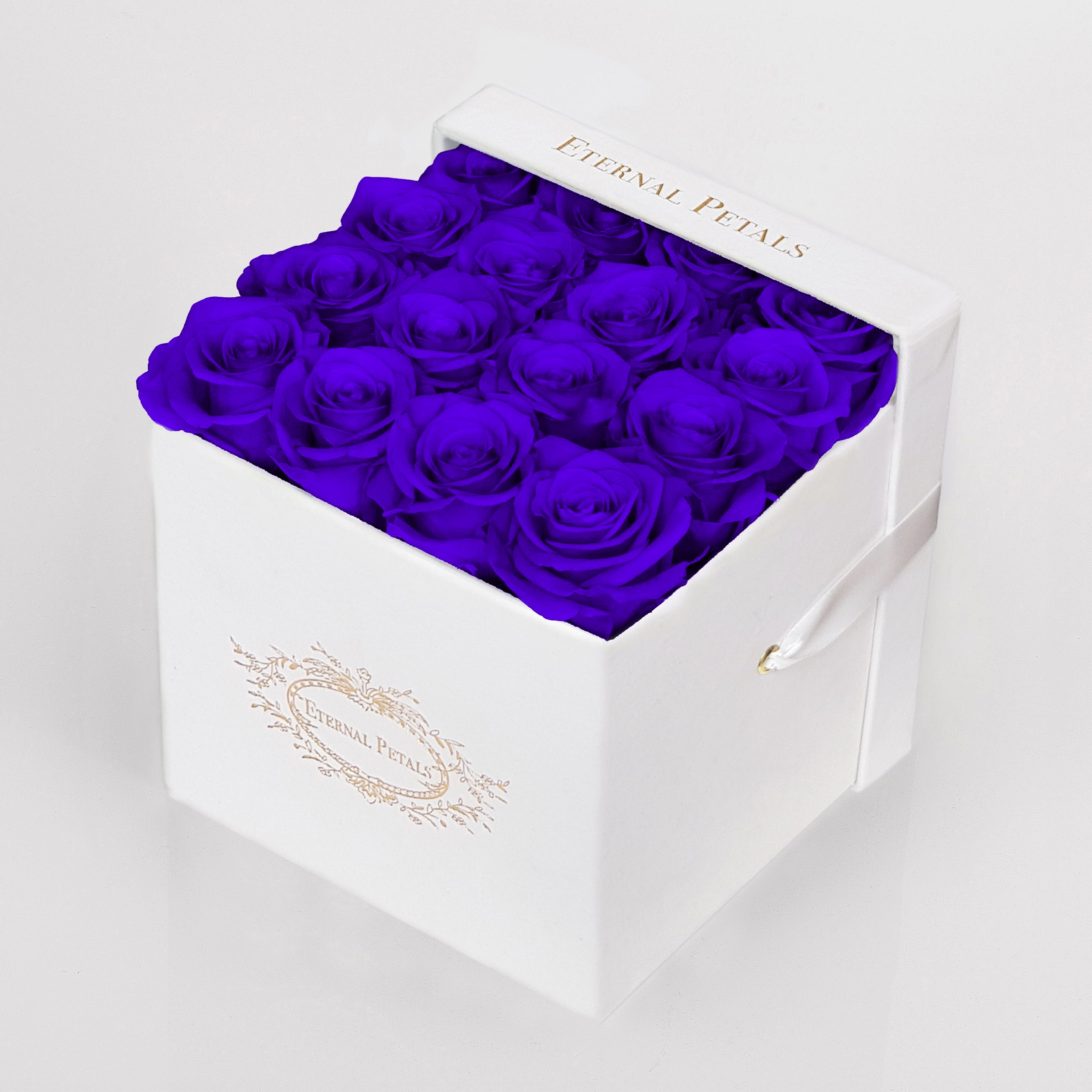 PURPLE | WHITE FLOWER BOX