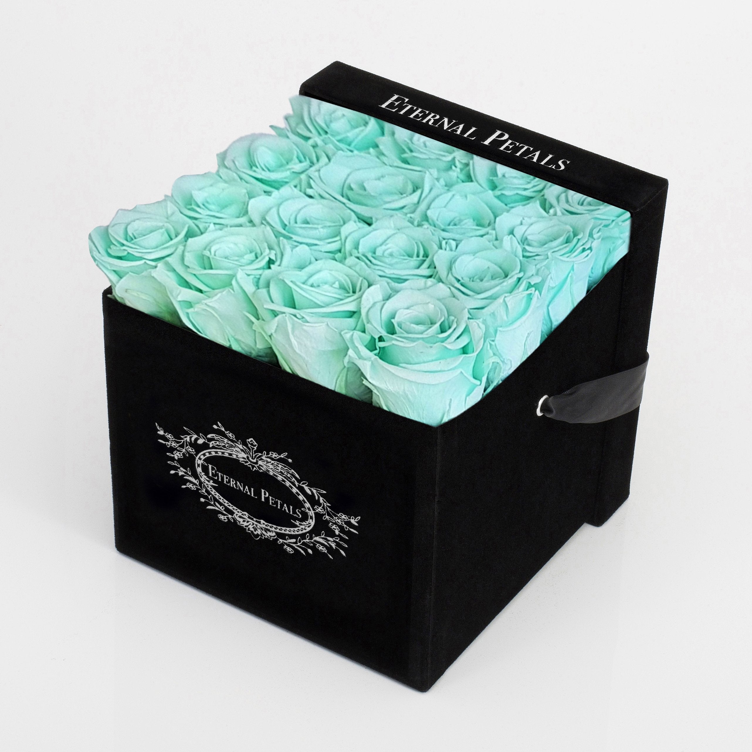 MINT | BLACK FLOWER BOX