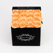 PEACH | BLACK FLOWER BOX