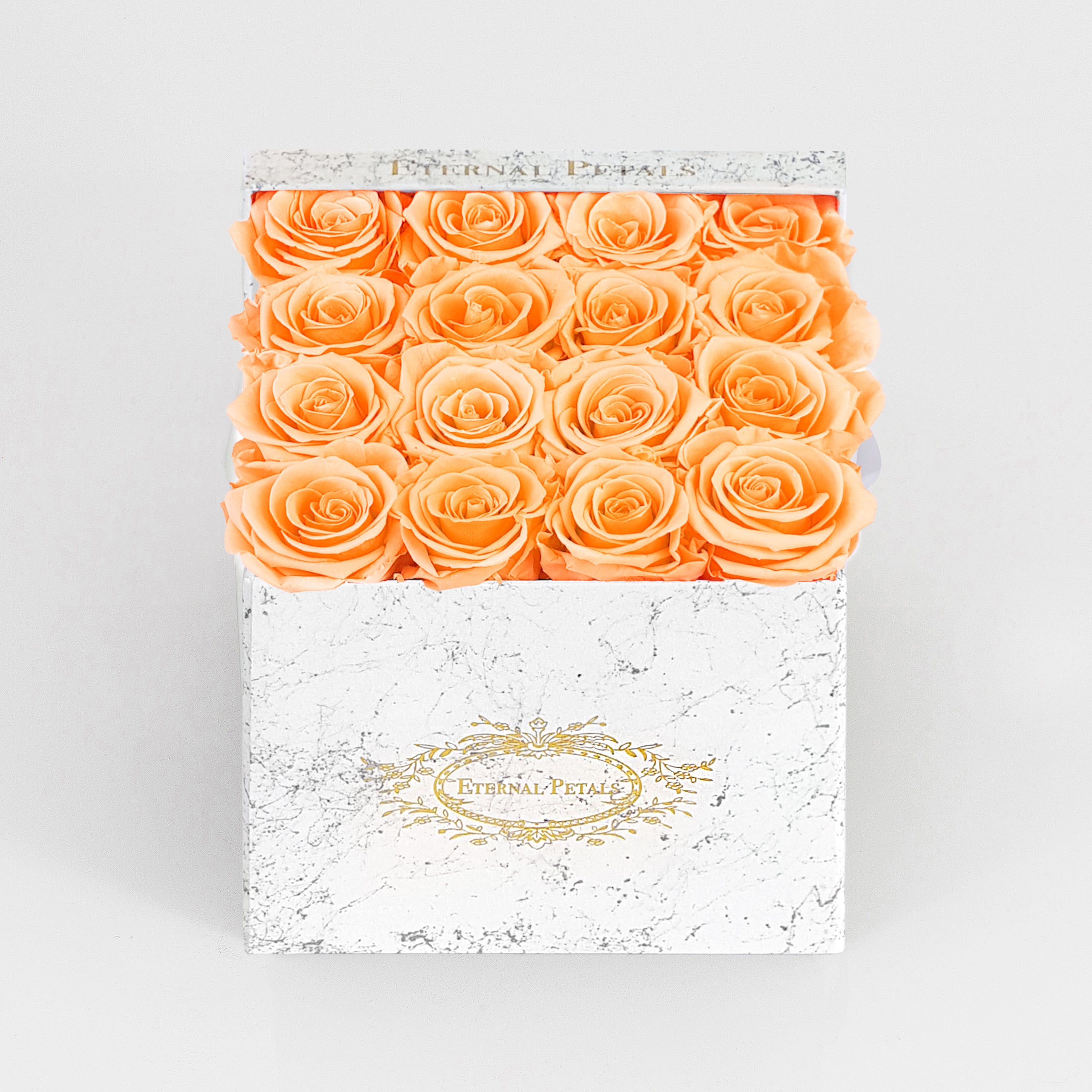 Peach | Marble | One Year Roses | Flowers London – Eternal Petals