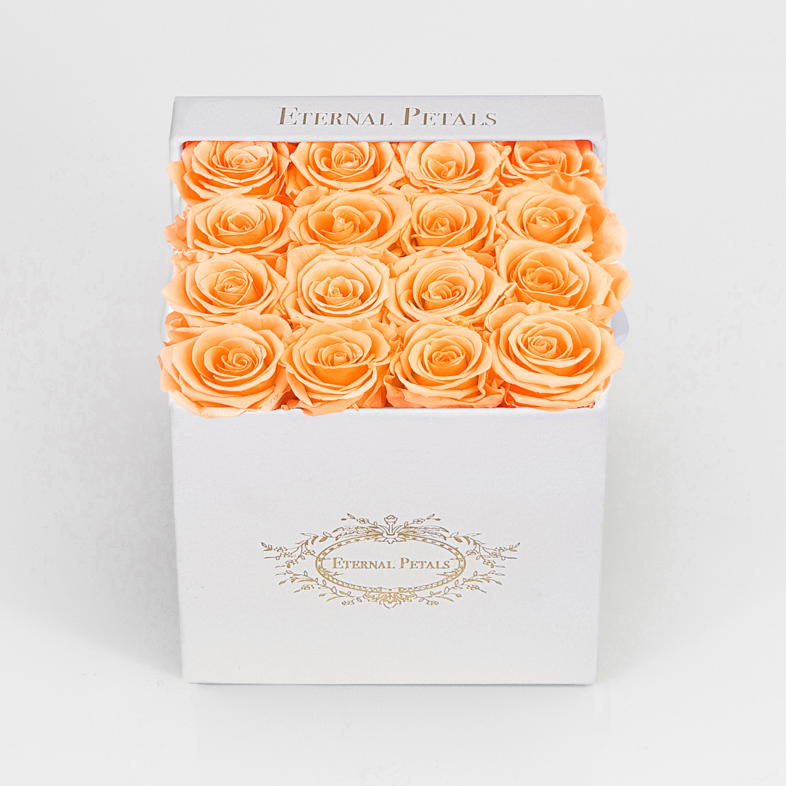 PEACH | WHITE FLOWER BOX