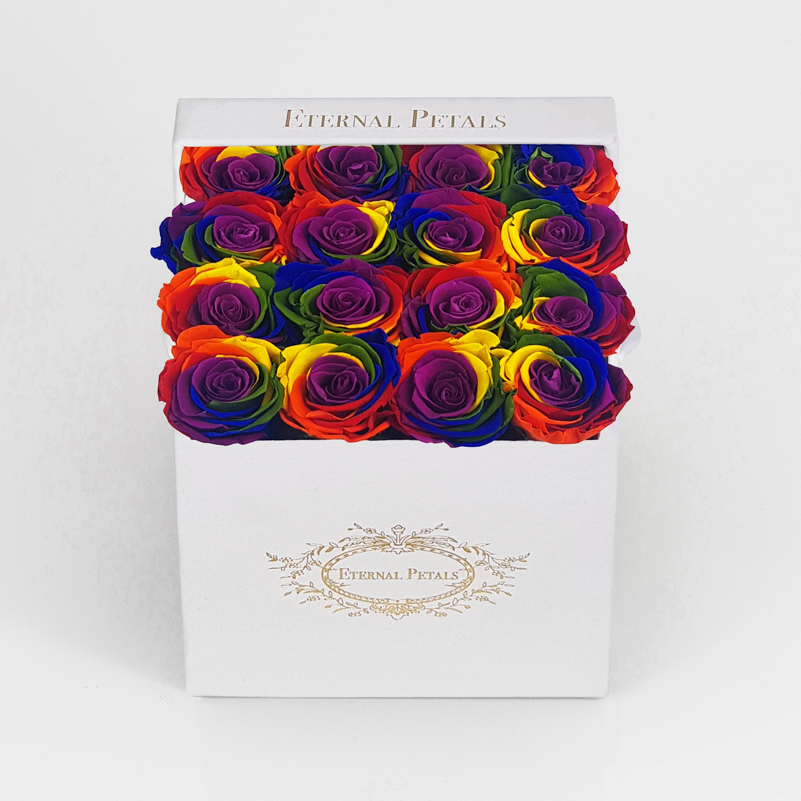 RAINBOW | WHITE FLOWER BOX