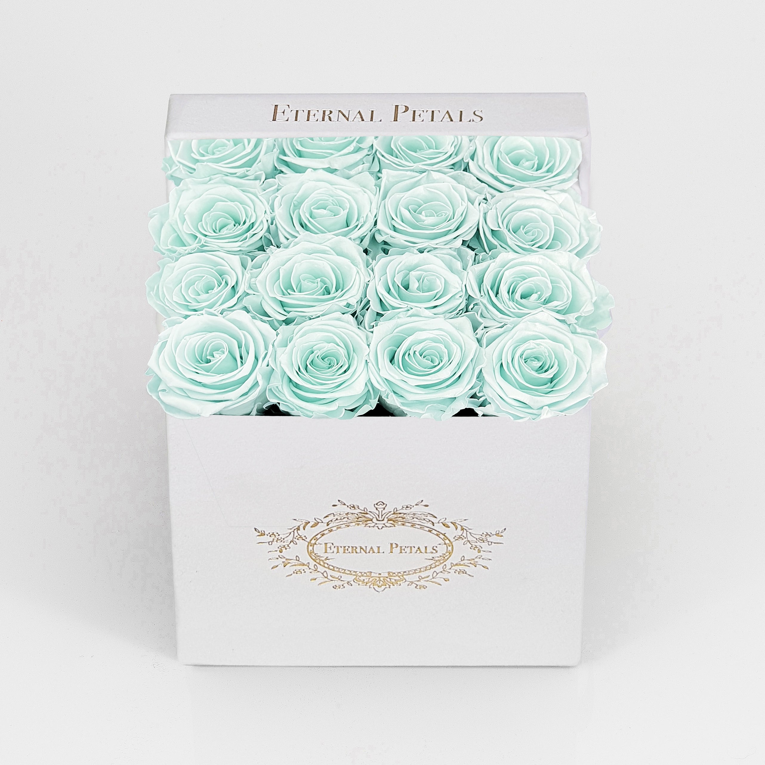 TIFFANY SATIN | WHITE FLOWER BOX