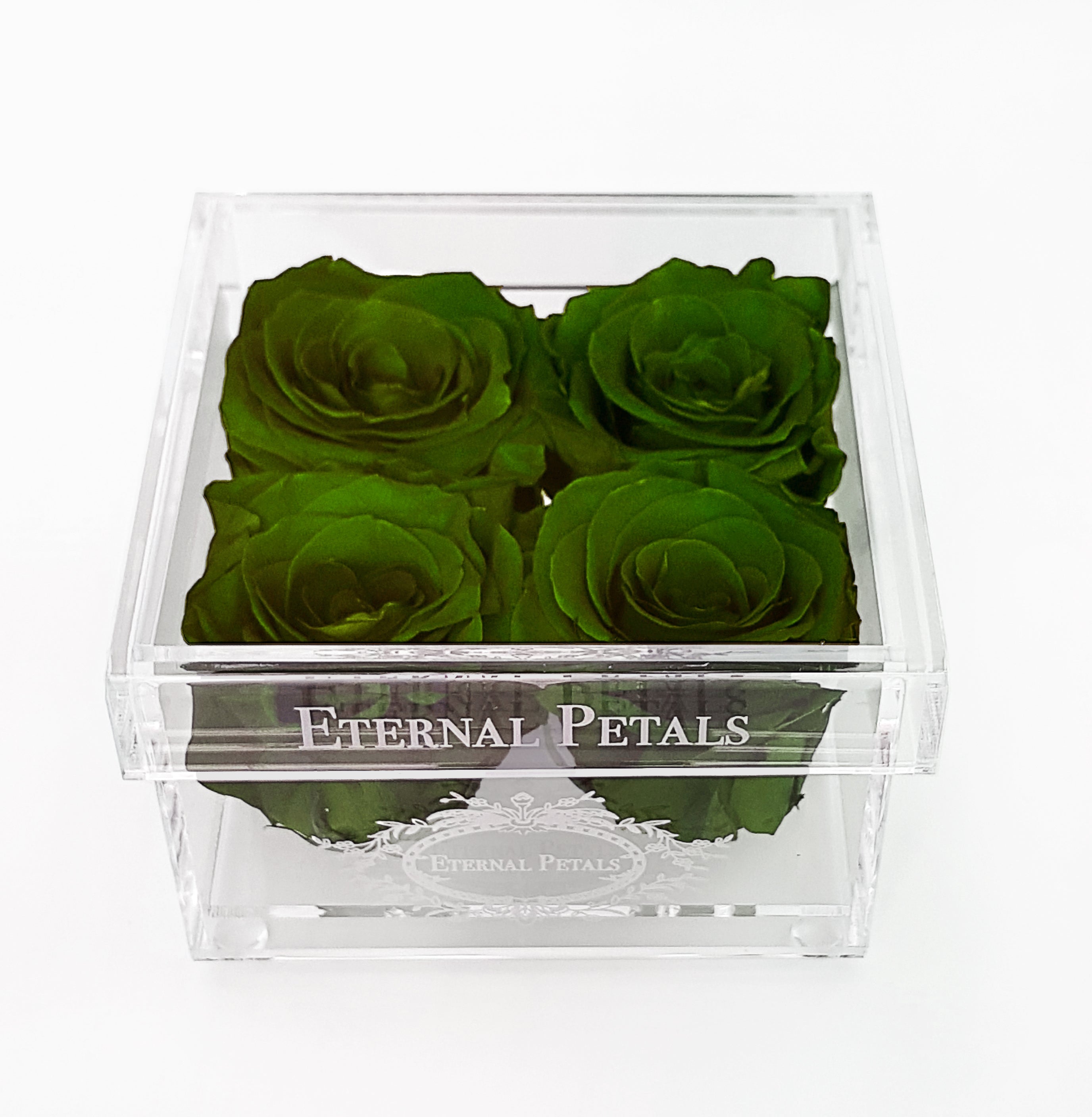 QUARTET REAL ROSES IN A BOX | ETERNAL ROSE | BIRTHDAY GIFT – Eternal Petals