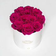 FUCHSIA | ROUND WHITE