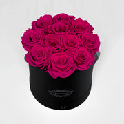 FUCHSIA | ROUND BLACK