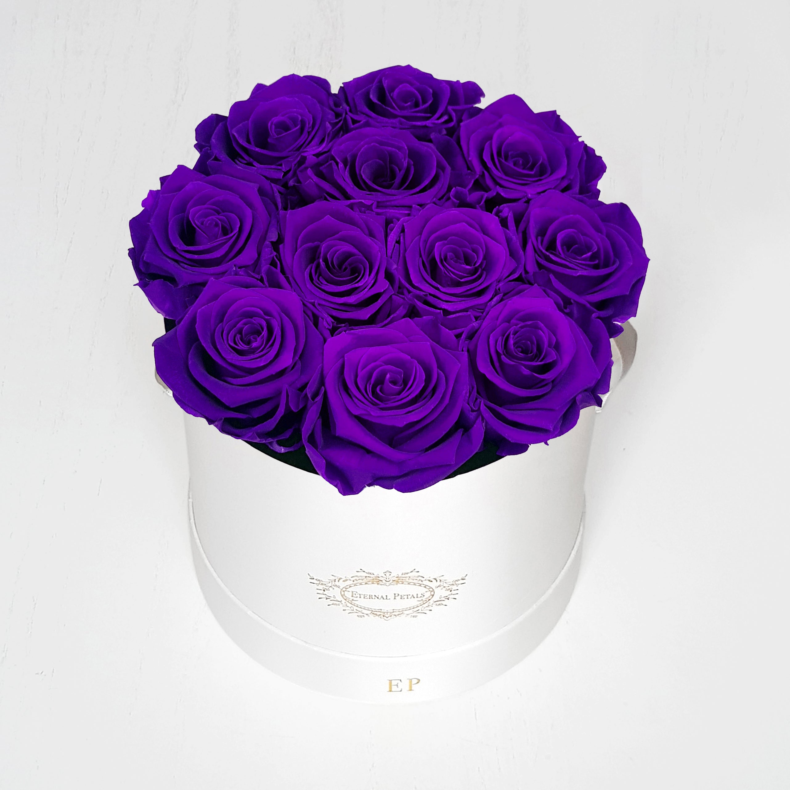 PURPLE | ROUND WHITE