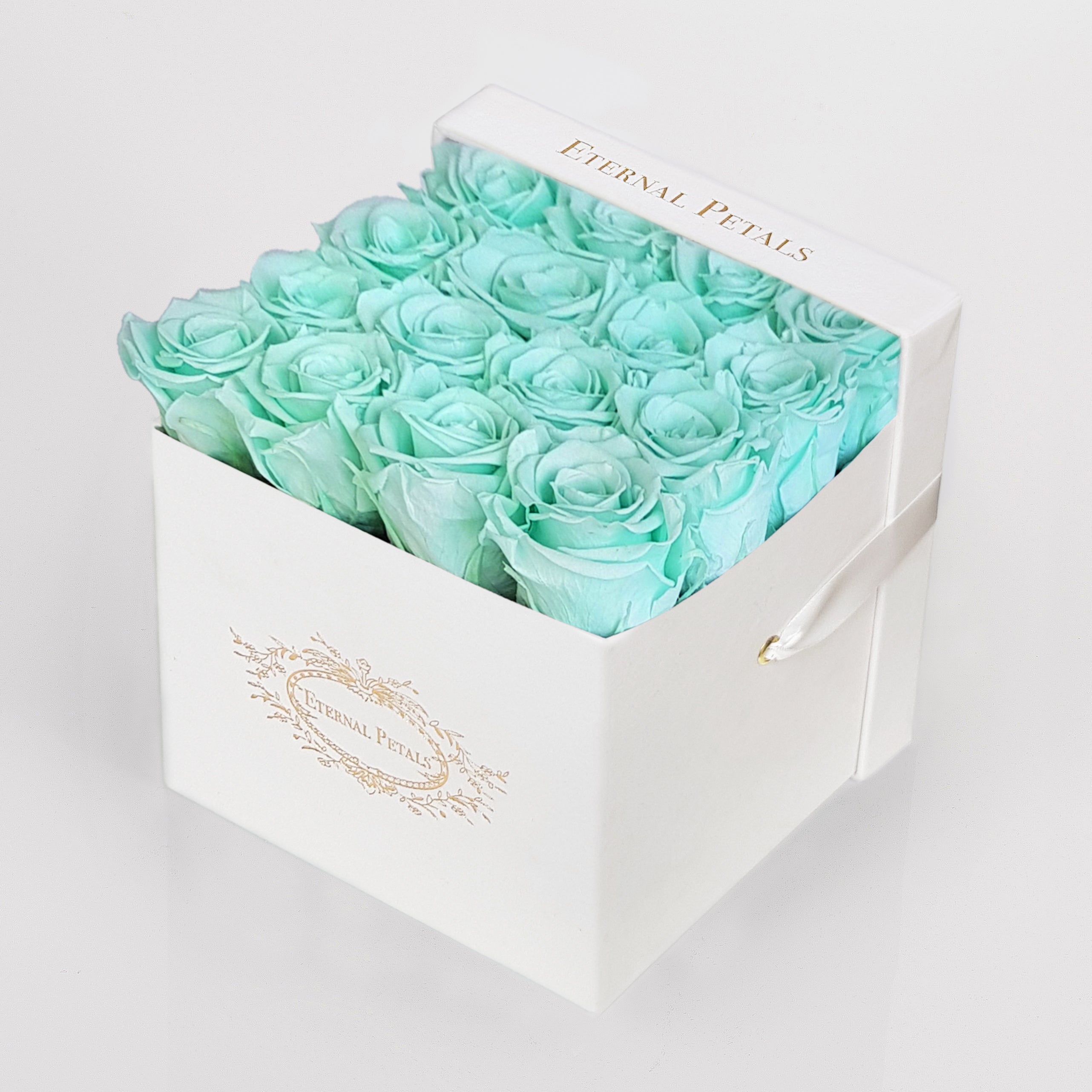 MINT | WHITE FLOWER BOX