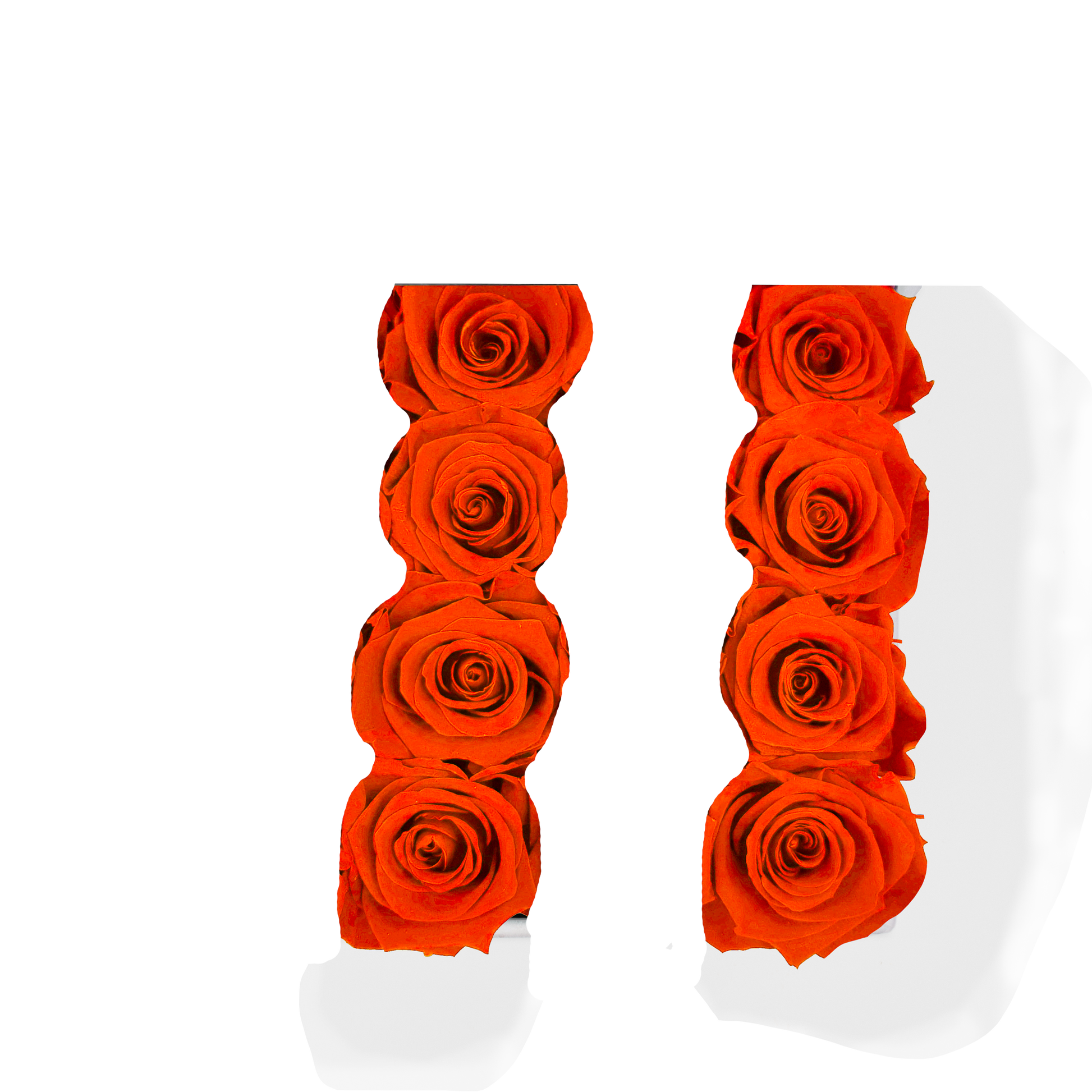 ROWS - VERTICAL - ORANGE FLAME
