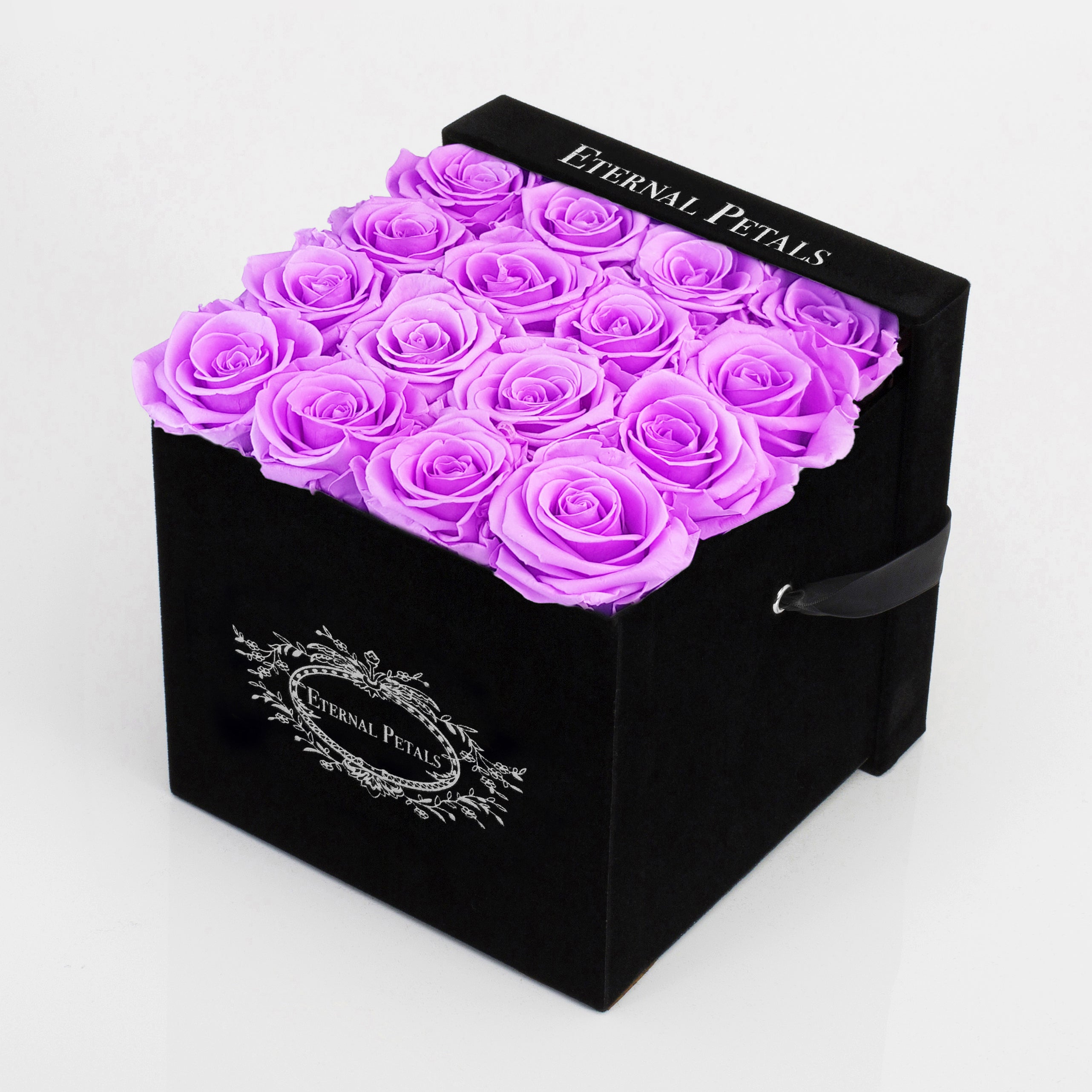 LILAC | BLACK FLOWER BOX